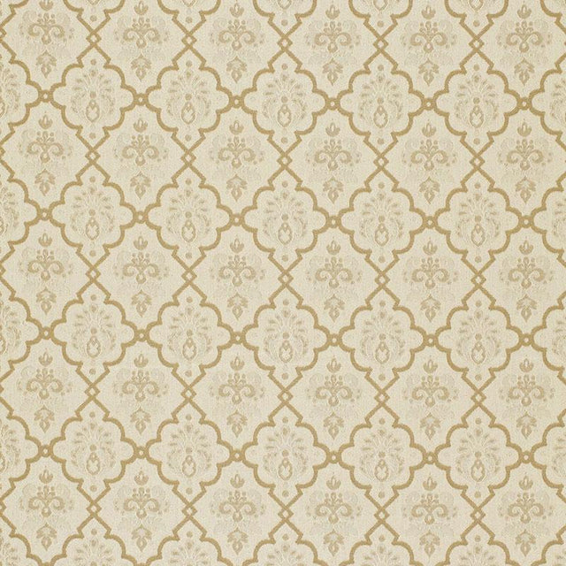 Schumacher Hedgerow Trellis Indoor/Outdoor Sand Fabric