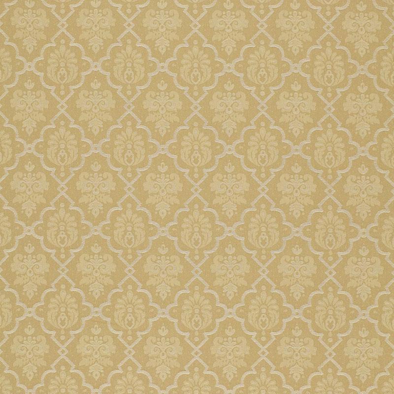 Schumacher Hedgerow Trellis Indoor/Outdoor Camel Fabric