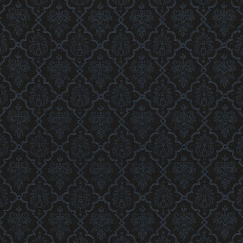 Schumacher Hedgerow Trellis Indoor/Outdoor Midnight Fabric