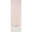 Schumacher Chinois Palais Vinyl Panel Blush Wallpaper