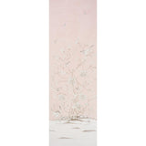 Schumacher Chinois Palais Vinyl Panel Blush Wallpaper