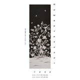 Schumacher Chinois Palais Vinyl Panel Noir Wallpaper