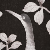 Schumacher Chinois Palais Vinyl Panel Noir Wallpaper