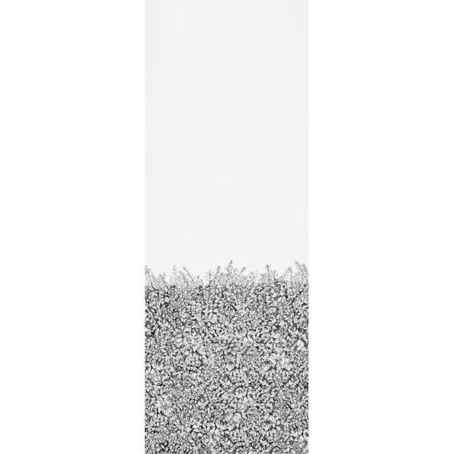 Schumacher Greenery Galore Vinyl Panel Black Wallpaper