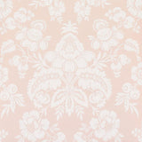 Schumacher Simone Damask Blush Wallpaper