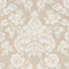 Schumacher Simone Damask Stone Wallpaper