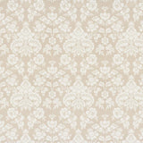 Schumacher Simone Damask Stone Wallpaper