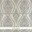 Schumacher Incandescence Damask Burnished Silver Wallpaper