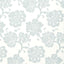 Schumacher Albero Floreale Damask Aqua Wallpaper