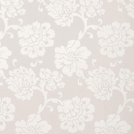 Schumacher Albero Floreale Damask Grey Wallpaper