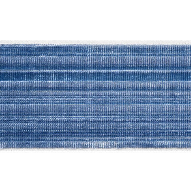 Schumacher Sapphire Gaspard Velvet Tape Wide