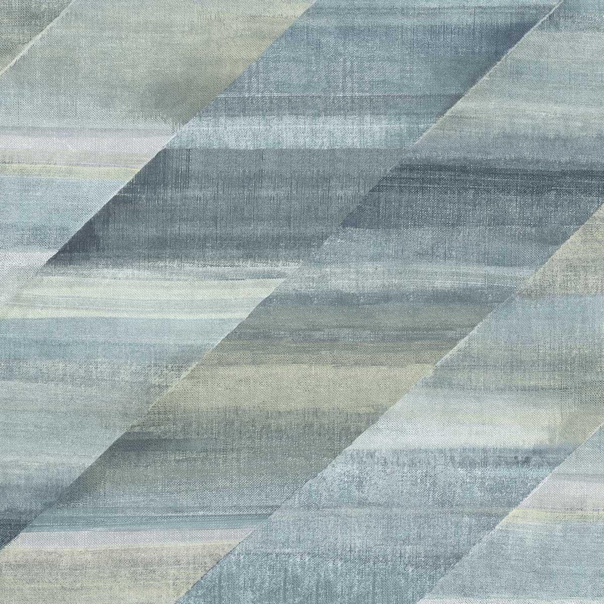 Seabrook Rainbow Diagonals Blue Wallpaper