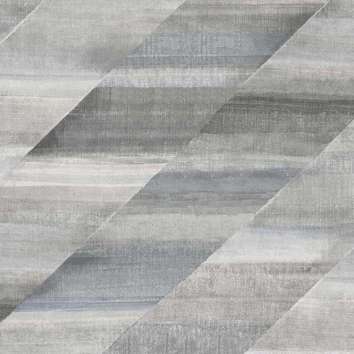 Seabrook Rainbow Diagonals Grey Wallpaper