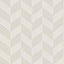 Seabrook Boho Chevron Stripe-Stringcloth Cinder Gray and Ivory Wallpaper