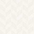 Seabrook Boho Chevron Stripe Daydream Gray and Ivory Wallpaper