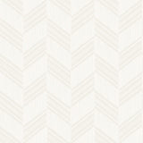Seabrook Boho Chevron Stripe Grey Wallpaper