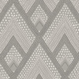 Seabrook Panama Boho Diamonds Cove Gray Wallpaper