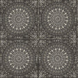 Seabrook Mandala Boho Tile Brushed Ebony and Stone Wallpaper