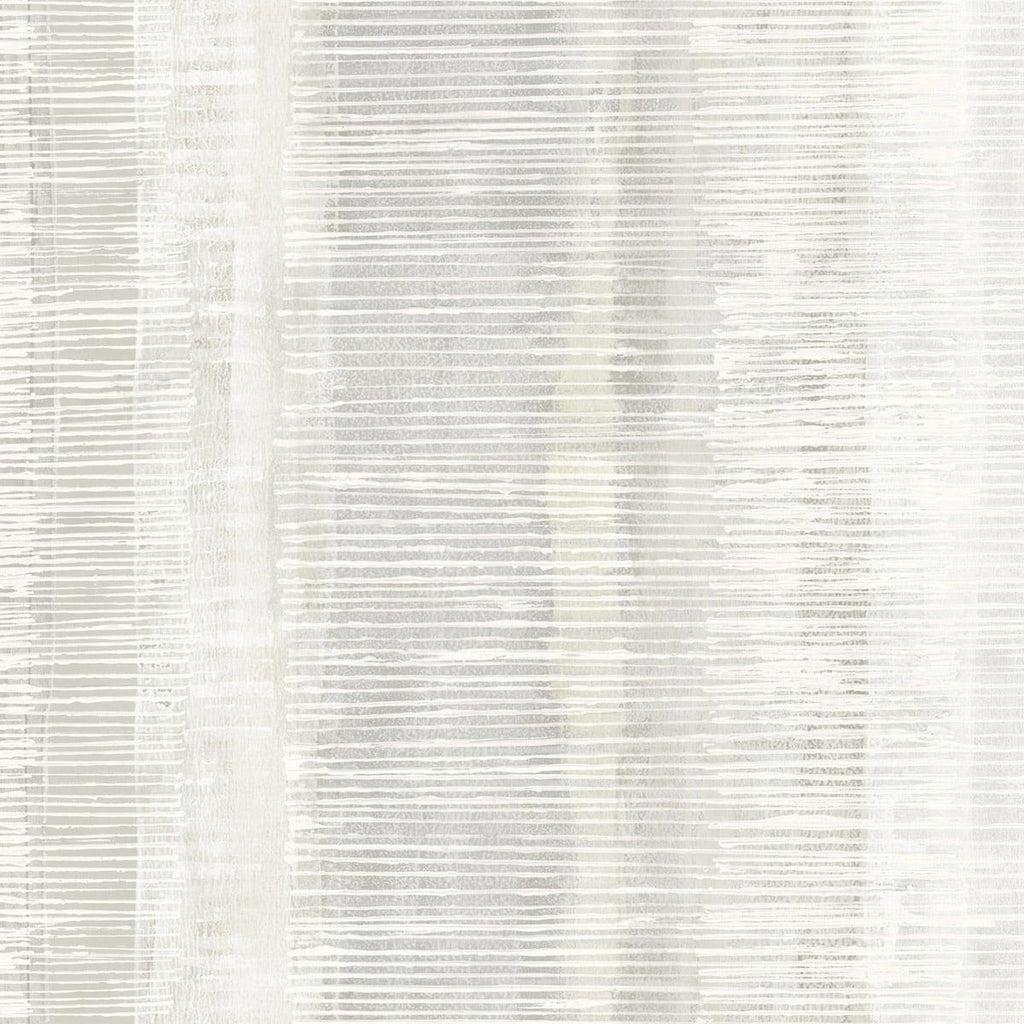 Seabrook Tikki Natural Ombre Gray Mist and Ivory Wallpaper