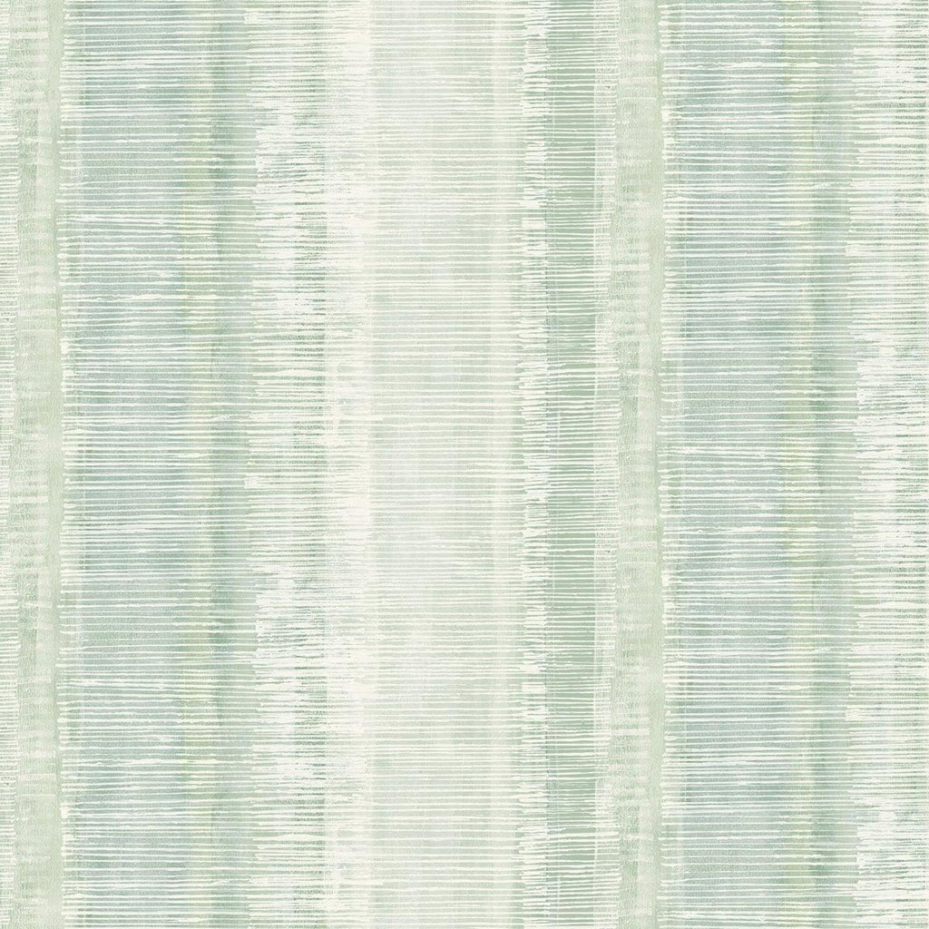 Seabrook Tikki Natural Ombre Washed Jade and Aloe Wallpaper
