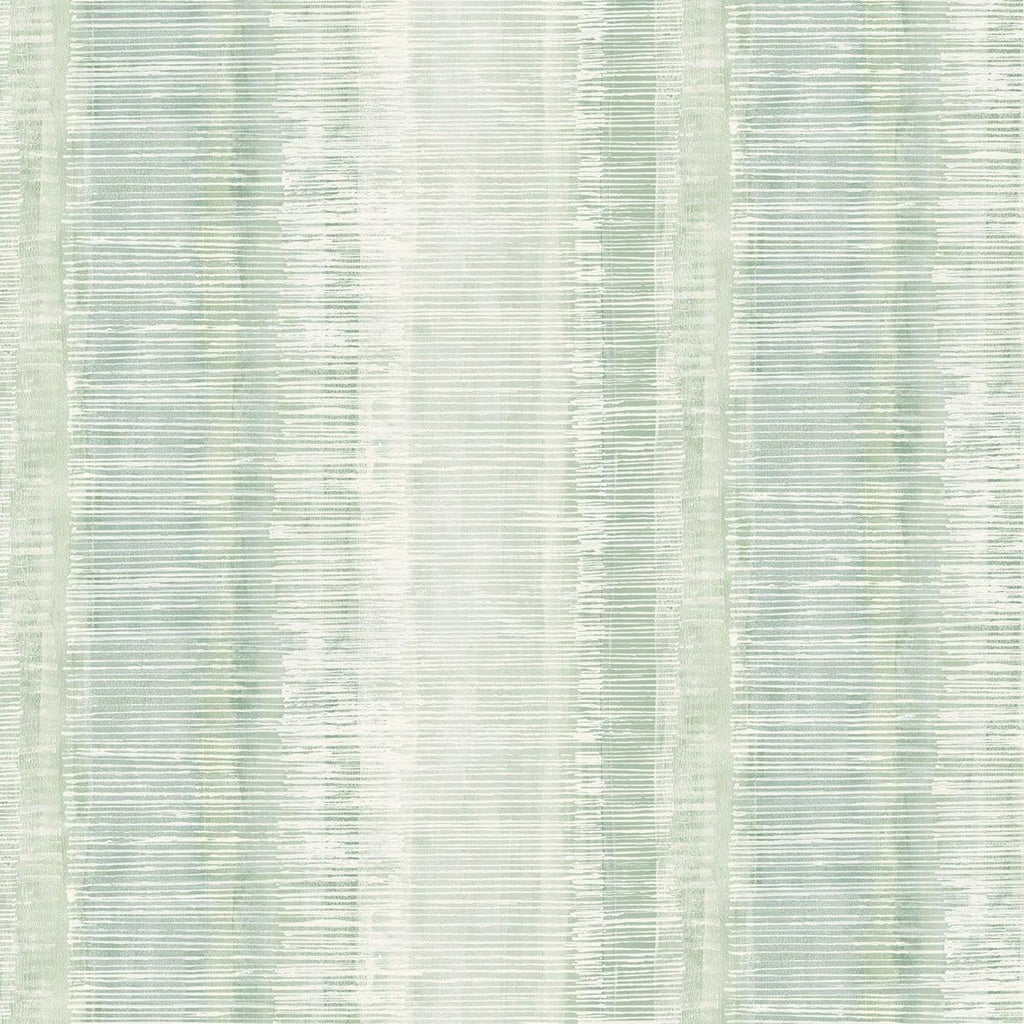 Seabrook Tikki Natural Ombre Green Wallpaper