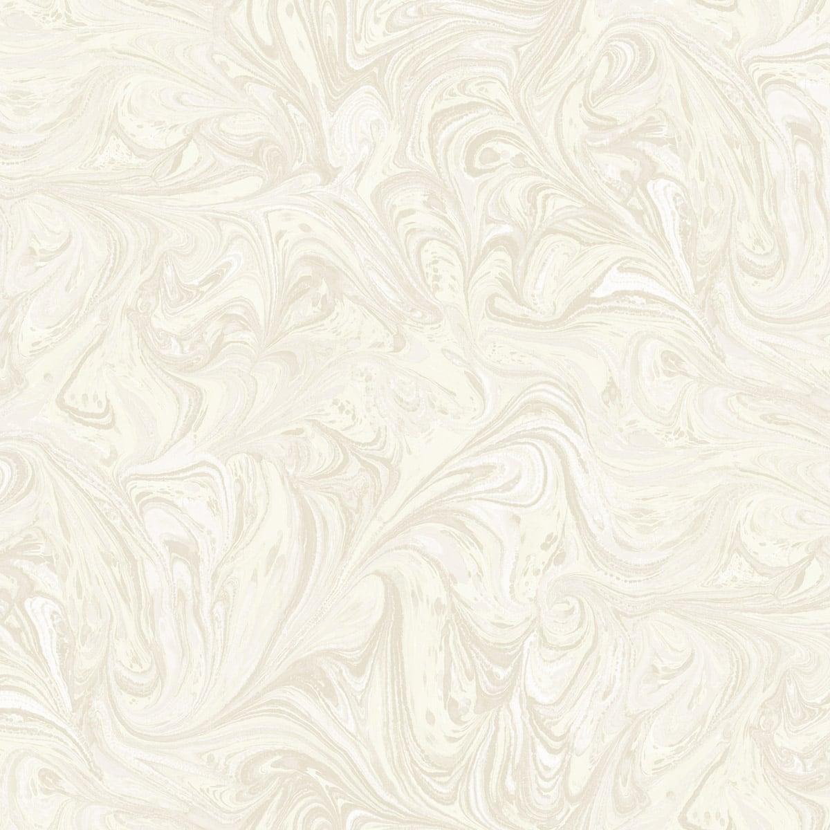 Seabrook Sierra Marble Cream and Ivory Wallpaper