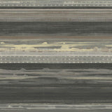 Seabrook Horizon Brushed Stripe Black Wallpaper