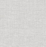 Seabrook Bermuda Linen-Stringcloth Grey Wallpaper