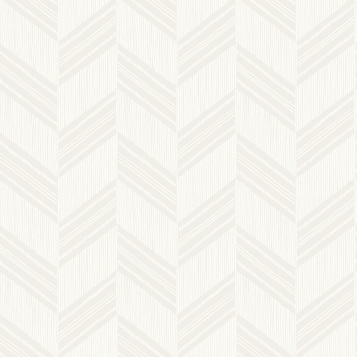 Seabrook Boho Chevron Stripe Grey Wallpaper