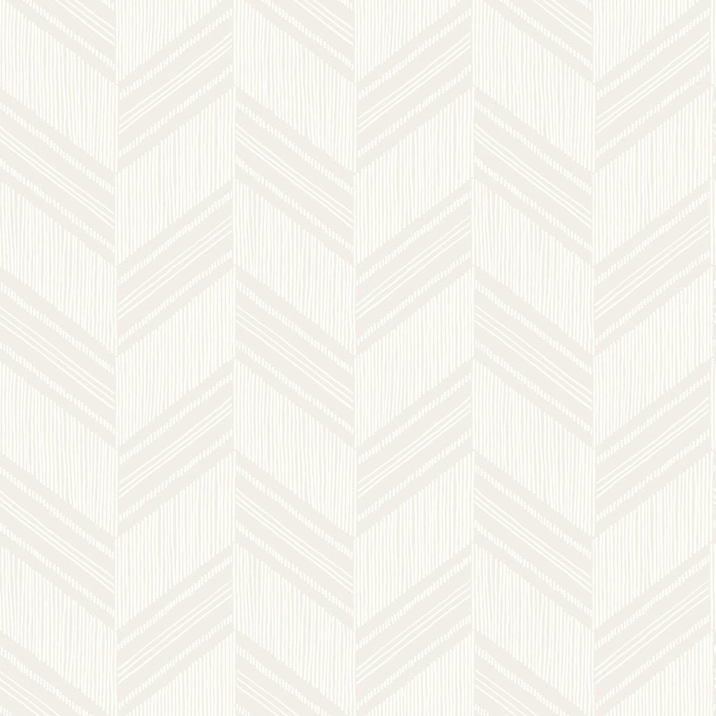 Seabrook Boho Chevron Stripe Grey Wallpaper