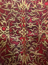 Old World Weavers Cuir Androuet Rubis & Gold Upholstery Fabric