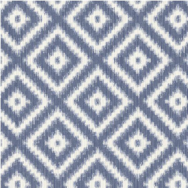 Winfield Thybony IKAT DIAMOND INDIGO Wallpaper