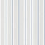 Winfield Thybony TICKING STRIPE INDIGO Wallpaper