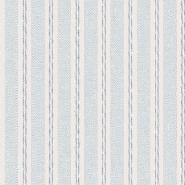 Winfield Thybony TICKING STRIPE SERENITY Wallpaper