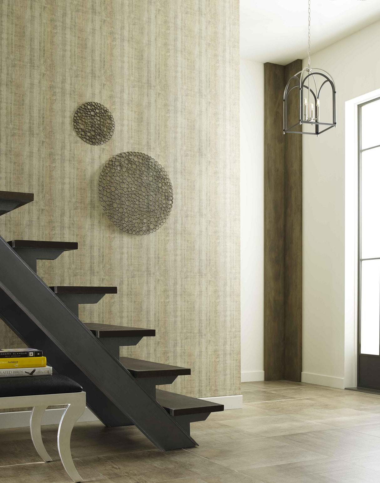 Winfield Thybony BRUSH STROKE GOLD Wallpaper