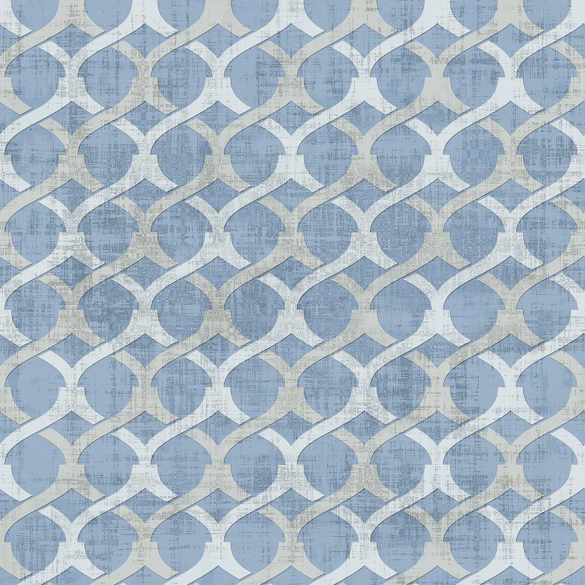 Winfield Thybony CHAIN POWDER BLUE Wallpaper