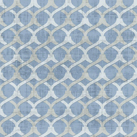 Winfield Thybony CHAIN POWDER BLUE Wallpaper
