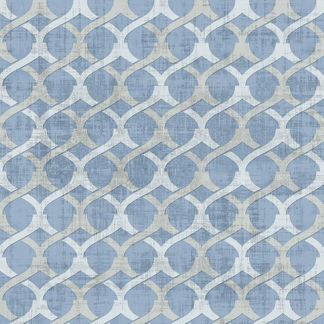 Winfield Thybony CHAIN POWDER BLUE Wallpaper