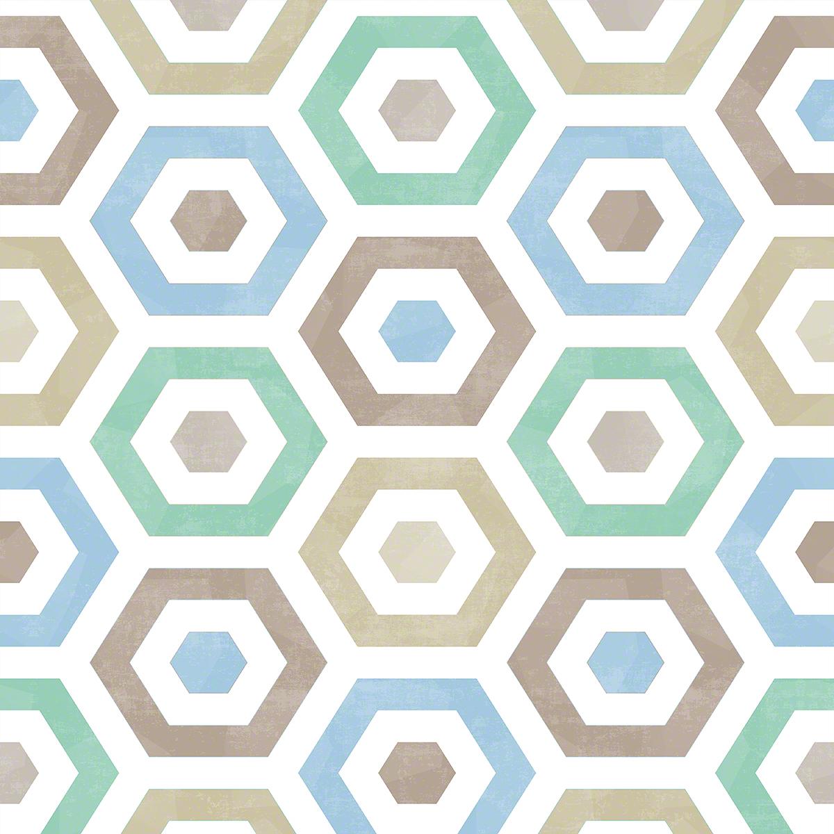 Winfield Thybony POP GREEN BLUE Wallpaper