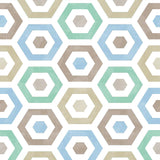 Winfield Thybony POP GREEN BLUE Wallpaper