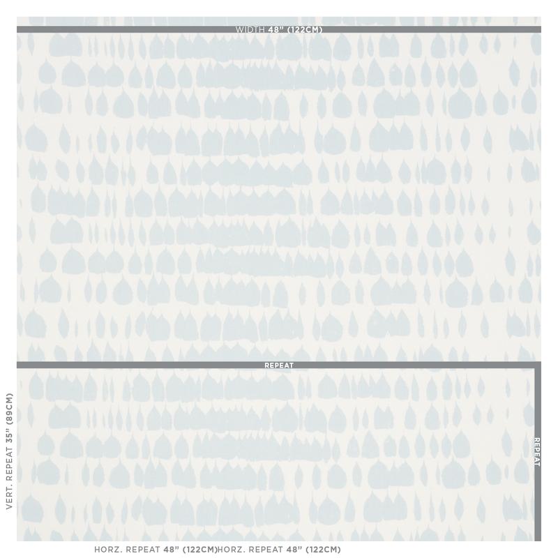 Schumacher Queen Of Spain Sky Fabric