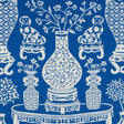 Schumacher Hellene Blue Fabric