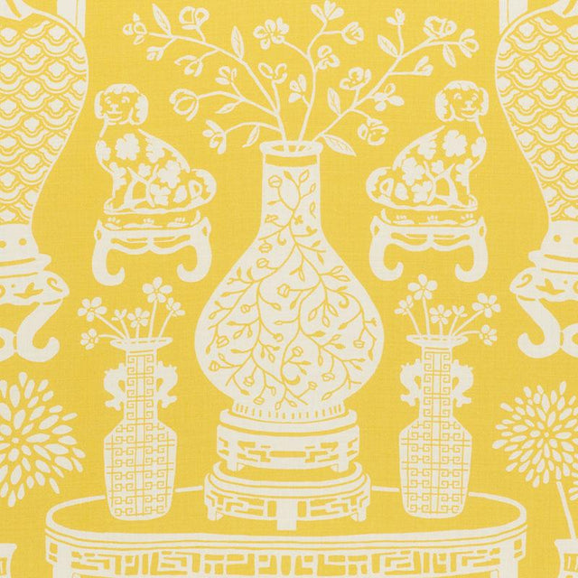 Schumacher Hellene Yellow Fabric