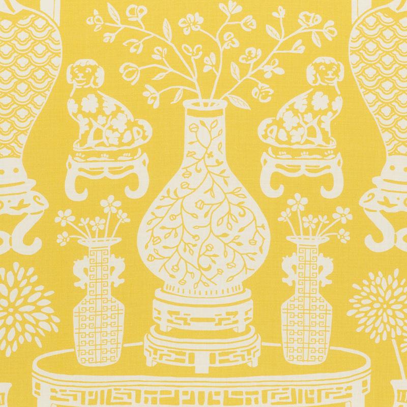 Schumacher Hellene Yellow Fabric