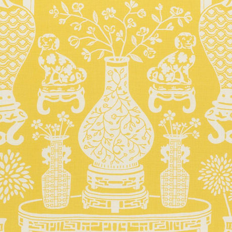 Schumacher Hellene Yellow Fabric
