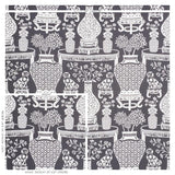 Schumacher Hellene Black Fabric