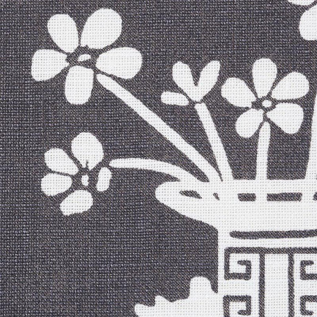 Schumacher Hellene Black Fabric