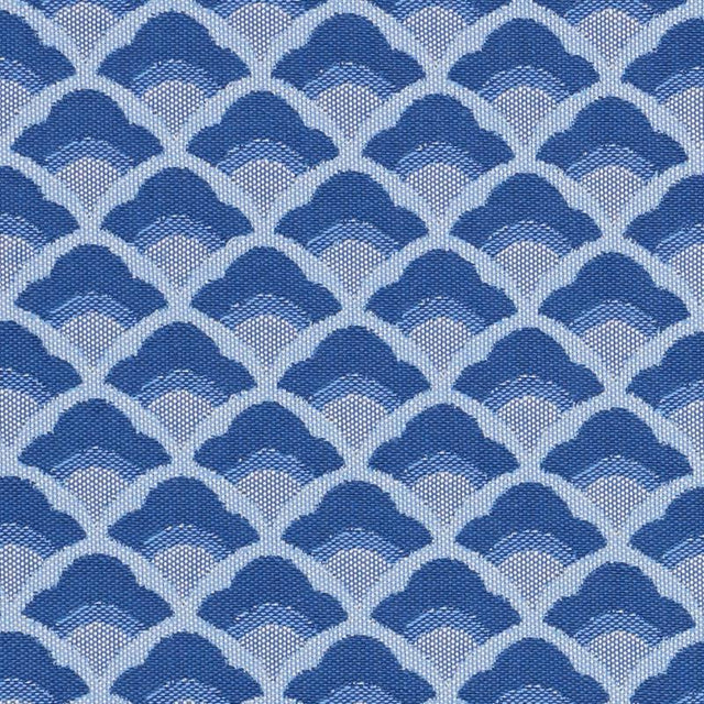 Schumacher Wilhelm Blue Fabric