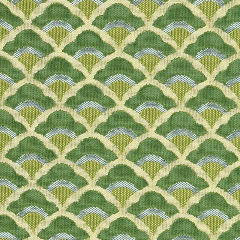 Schumacher Wilhelm Kelly Green Fabric