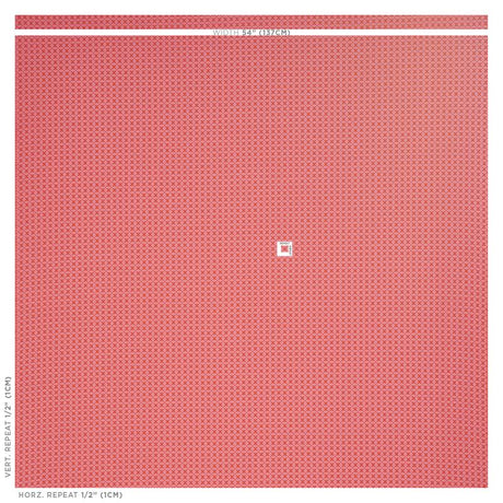 Schumacher Elias Pink & Red Fabric